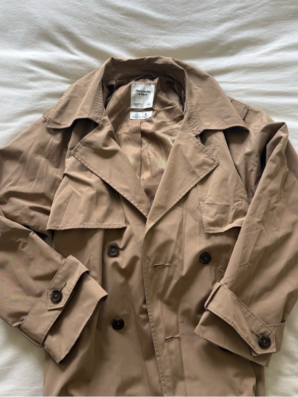 Abercrombie Classic Trench Coat - Picture 3 of 4